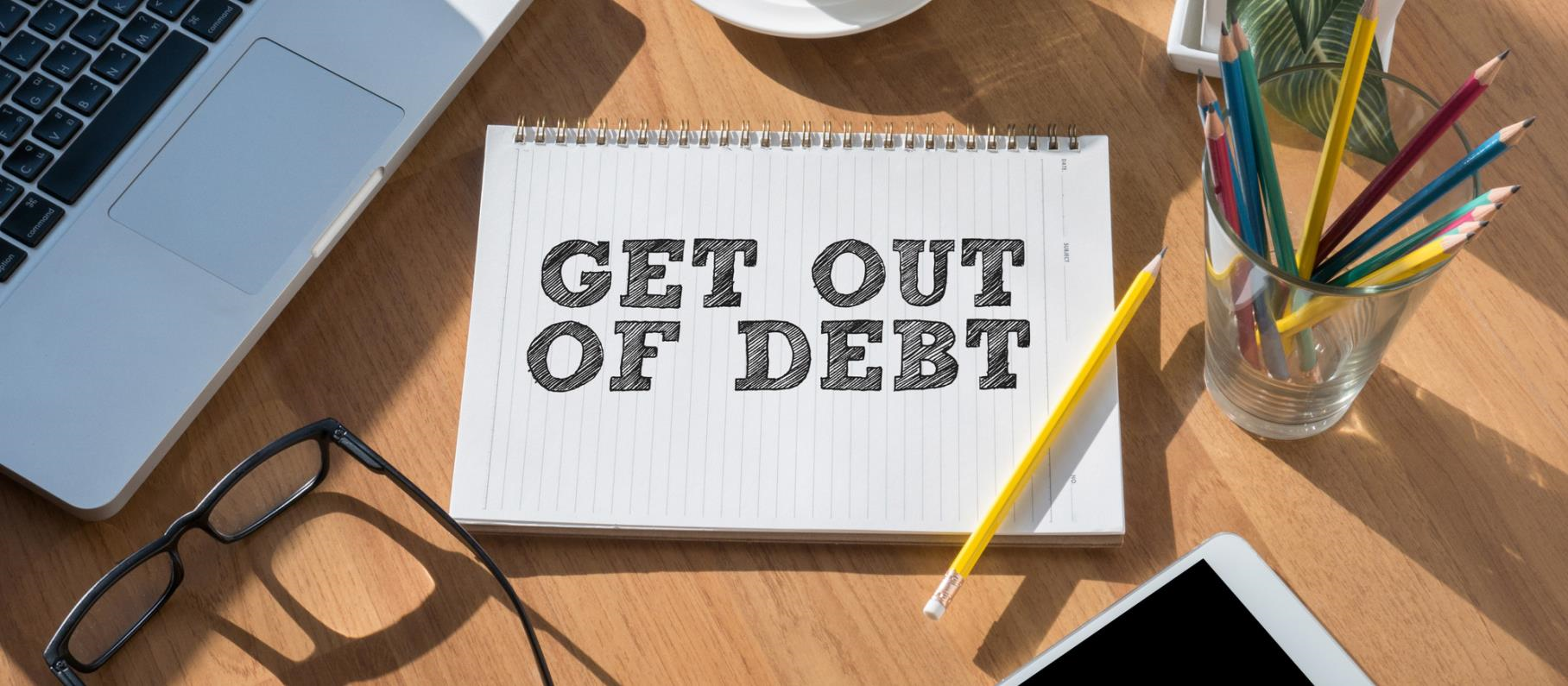 Get Out of Debt Sign - Meredith Law Firm, LLC - Debt Relief Attorney - North Charleston, SC